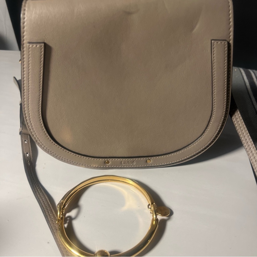 Chloe Aby Satchel in MotteyGray